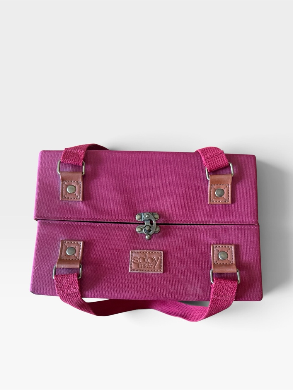 Splay Tray Medium Ruby Convertible Travel Organizer Fold-Out Tray Bag